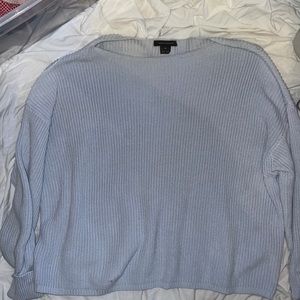 Baby Blue scoop neck sweater
